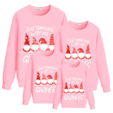 Family Christmas Multicolor Matching Sweater Just Hanging With My Gnomies Plus Velvet Pullover Hoodies