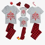 Christmas Matching Family Pajamas Together We Are Family Gray Pajamas Set