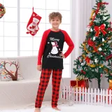 Christmas Matching Family Pajamas Polar Bear Snowflakes Red Pajamas Set
