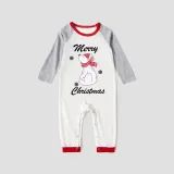Christmas Matching Family Pajamas Polar Bear Snowflakes Gray Pajamas Set