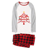 Christmas Matching Family Pajamas Together We Are Family Gray Pajamas Set