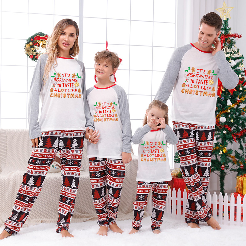 Christmas Matching Family Pajamas Set With Dog Pajamas