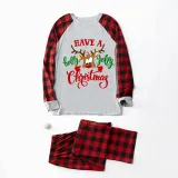 Christmas Matching Family Pajamas Have A Holly Jolly Christmas White Pajamas Set