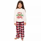 Christmas Matching Family Pajamas Have A Holly Jolly Christmas White Pajamas Set