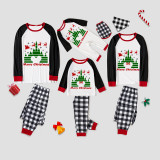 Christmas Matching Family Pajamas Castle Santa Claus White Pajamas Set
