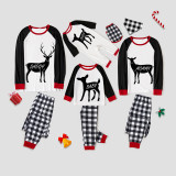 Christmas Matching Family Pajamas Deers Family White Pajamas Set
