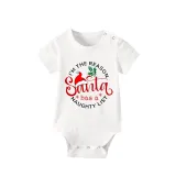 Christmas Matching Family Pajamas I'm The Reason Santa Has A Naughty List Gray Pajamas Set