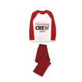 2022 Christmas Matching Family Pajamas Exclusive Design Printed Christmas Crew Gray Pajamas Set