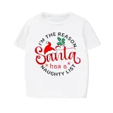 Christmas Matching Family Pajamas I'm The Reason Santa Has A Naughty List Gray Pajamas Set