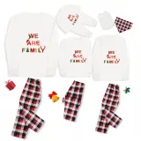 Christmas Matching Family Pajamas We Are Family White Pajamas Set