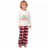 Christmas Matching Family Pajamas Christmas Tree With Various Words White Pajamas Set