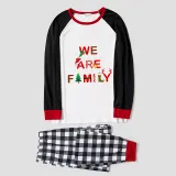 Christmas Matching Family Pajamas We Are Family White Pajamas Set
