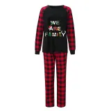 Christmas Matching Family Pajamas We Are Family Black Pajamas Set