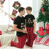 Christmas Matching Family Pajamas We Are Family Black Pajamas Set