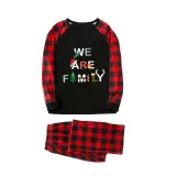 Christmas Matching Family Pajamas We Are Family Black Pajamas Set