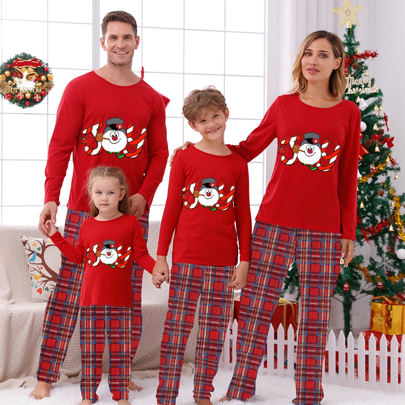 Christmas Matching Family Pajamas Set With Dog Pajamas