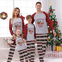 Christmas Matching Family Pajamas Dachshund Through The Snow Seamless Reindeer Pajamas Set