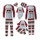 Christmas Matching Family Pajamas Chill In With My Snowmies With Headphones Seamless Reindeer White Pajamas Set