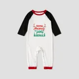 Christmas Matching Family Pajamas Merry Christmas Ya Filthy Animal Seamless Reindeer White Pajamas Set