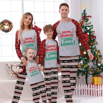 Christmas Matching Family Pajamas Merry Christmas Ya Filthy Animal Seamless Reindeer White Pajamas Set