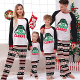 Christmas Matching Family Pajamas You Serious Clark Seamless Reindeer White Pajamas Set