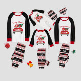 Christmas Matching Family Pajamas Gnomies Your Are All Merry Christmas Seamless Reindeer White Pajamas Set