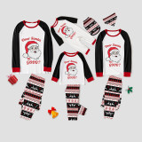Christmas Matching Family Pajamas Dear Santa We Good Seamless Reindeer White Pajamas Set