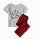 Christmas Matching Family Pajamas Together We Are Family Home Gray Pajamas Set