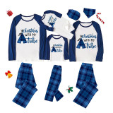 Christmas Matching Family Pajamas Christmas With My Tribe Blue Pajamas Set