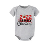 Christmas Matching Family Pajamas 2022 Family Christmas Hat Seamless Reindeer Gray Pajamas Set