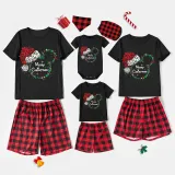 Christmas Matching Family Pajamas Multicolor Cartoon Mouse Black Pajamas Set