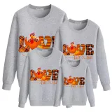 Family Thanksgiving Day Multicolor Matching Sweater Love Turkey Fall Y’all Pullover Hoodies