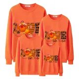 Family Thanksgiving Day Multicolor Matching Sweater Love Turkey Fall Y’all Pullover Hoodies