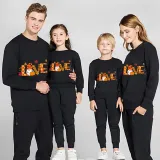 Family Thanksgiving Day Multicolor Matching Sweater Love Gnome Maples Pullover Hoodies