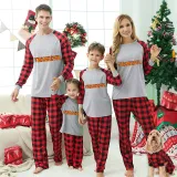 Thanksgiving Day Matching Family Pajamas Maples Thanksful White Pajamas Set