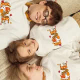 Family Thanksgiving Day Multicolor Matching Sweater Love Gnome Maples Pullover Hoodies