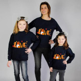 Family Thanksgiving Day Multicolor Matching Sweater Love Gnome Maples Pullover Hoodies