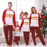 Thanksgiving Day Matching Family Pajamas Sunflowers Thanksful White Pajamas Set