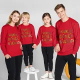 Family Thanksgiving Day Multicolor Matching Sweater Thankful Grateful Blessed Pullover Hoodies