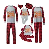 Thanksgiving Day Matching Family Pajamas Love Gnome Maples White Pajamas Set
