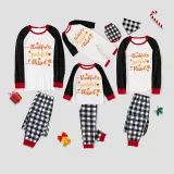 Thanksgiving Day Matching Family Pajamas Thankful Grateful Blessed Hearts Maples White Pajamas Set