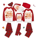 Thanksgiving Day Matching Family Pajamas Love Gnome Maples White Pajamas Set
