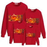 Family Thanksgiving Day Multicolor Matching Sweater Love Turkey Fall Y’all Pullover Hoodies