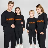 Family Thanksgiving Day Multicolor Matching Sweater Maples Thanksful Pullover Hoodies