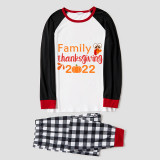 2022 Thanksgiving Day Matching Family Pajamas Family Thanksgiving White Pajamas Set