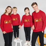 Family Thanksgiving Day Multicolor Matching Sweater Love Gnome Maples Pullover Hoodies