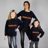 Family Thanksgiving Day Multicolor Matching Sweater Maples Thanksful Pullover Hoodies