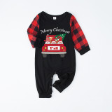 Christmas Matching Family Pajamas Merry Christmas Gnomies Y‘All Black And Red Pajamas Set