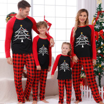 Christmas Matching Family Pajamas We Are Family Tree Black And Red Pajamas Set