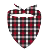 Thanksgiving Day Matching Family Pajamas Peace Love Thanksgiving Pumpkin Black And Red Plaids Pajamas Set